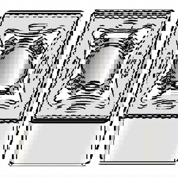 Turning Insert: CNMG431UN KCK20B, Carbide