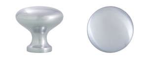 MUSHROOM KNOB 11/4 ZINC SC 25 PK