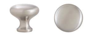 MUSHROOM KNOB 11/4 ZINC SN 5 PK