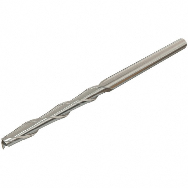 Square End Mill: 0.315'' Dia, 1.9685'' LOC, 2 Flutes, Solid Carbide