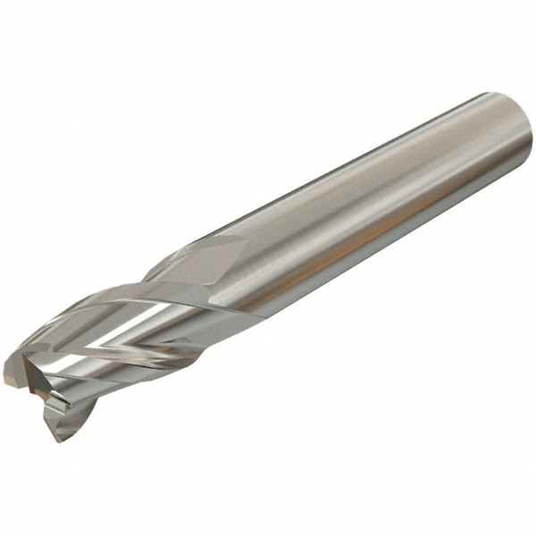 Square End Mill: 0.1378'' Dia, 0.2362'' LOC, 3 Flutes, Solid Carbide