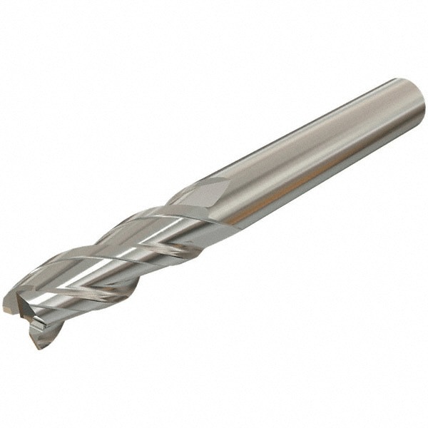 Square End Mill: 0.1969'' Dia, 0.5512'' LOC, 3 Flutes, Solid Carbide