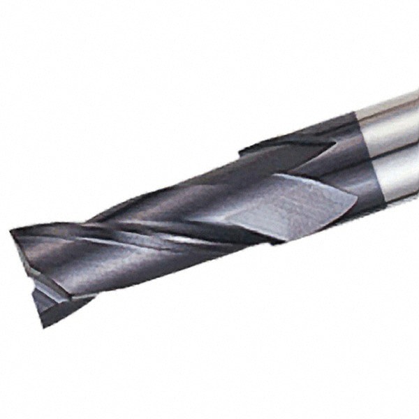 Square End Mill: 0.1969'' Dia, 0.5118'' LOC, 2 Flutes, Solid Carbide