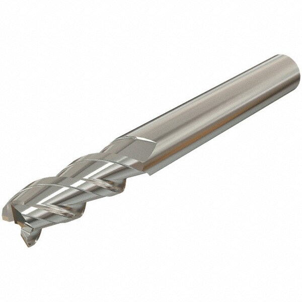 Square End Mill: 0.7874'' Dia, 1.2598'' LOC, 3 Flutes, Solid Carbide