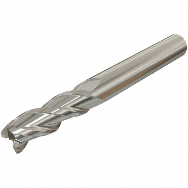 Square End Mill: 0.1969'' Dia, 0.5512'' LOC, 3 Flutes, Solid Carbide
