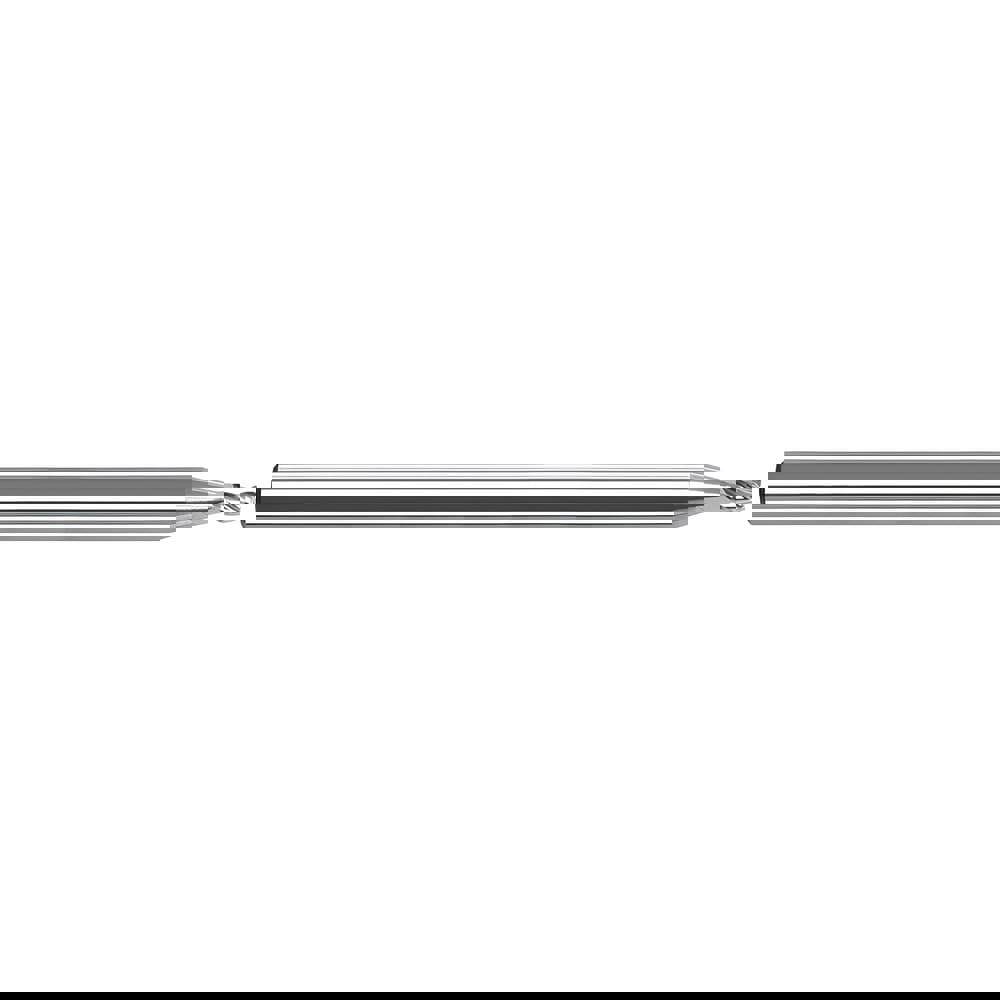Corner Radius End Mill: 1.4 mm Dia, 0.065