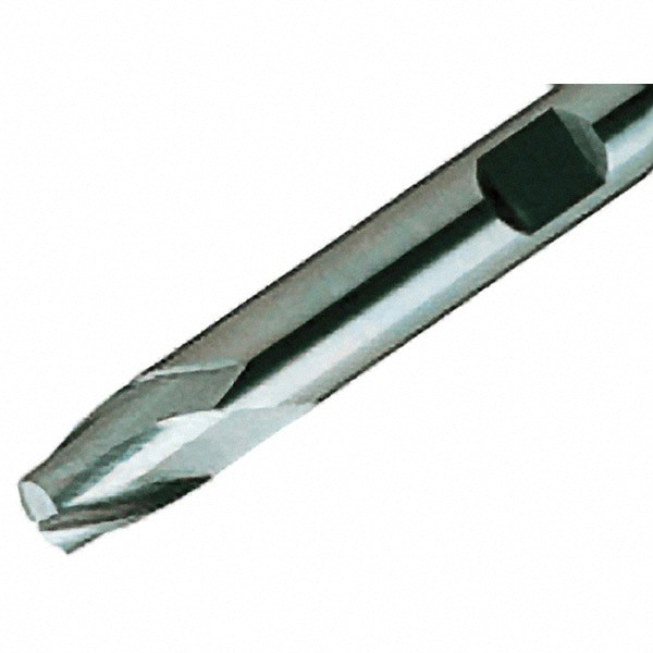 Square End Mill: 0.1969'' Dia, 0.2362'' LOC, 2 Flutes, Solid Carbide