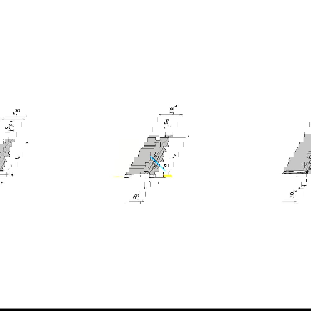 Indexable Square-Shoulder Face Mill: F5000A.52.2.43-16.IK,