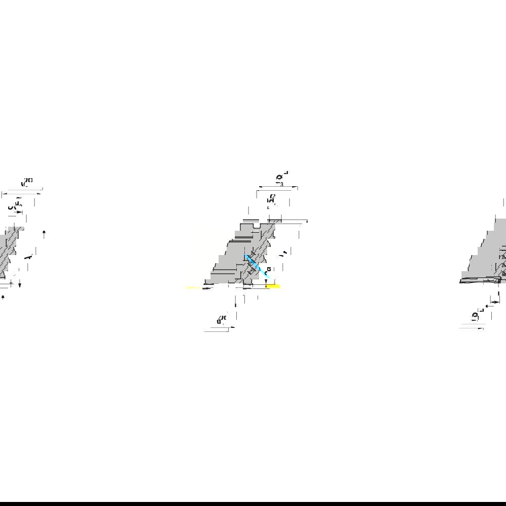 Indexable Square-Shoulder Face Mill: F5000A.80.2.53-16.IK,
