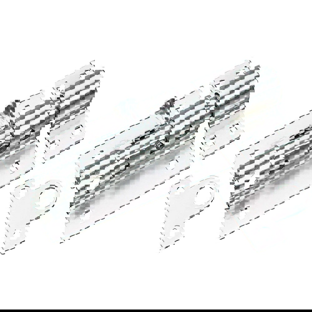 Slide Bolts; Bolt Type: Barrel Bolt ; Length (Inch): 5 in ; Material: Steel ; Finish: Zinc-Plated