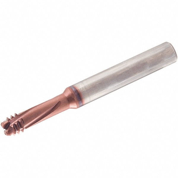 Helical Flute Thread Mill: Internal, 8.00 mm Shank Dia, Solid Carbide