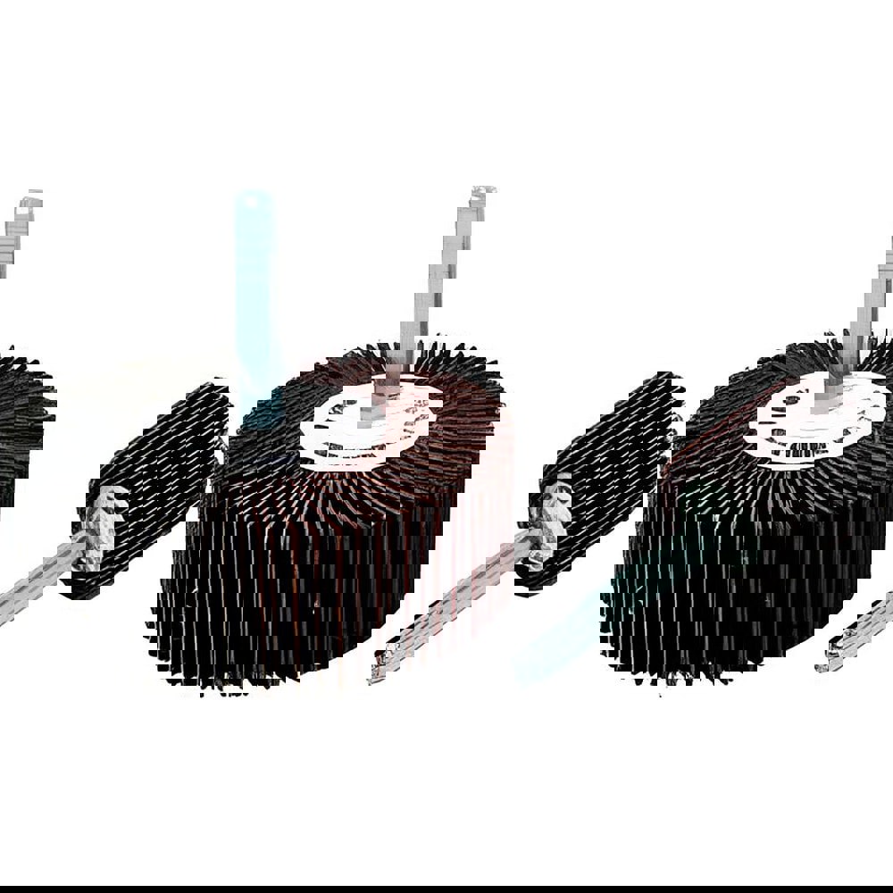 Mounted Flap Wheels; Mount Type: Shank ; Outside Diameter (Decimal Inch): 1 ; Face Width (Inch): 1 ; Abrasive Type: Coated ; Abrasive Material: Aluminum Oxide ; Grade: Fine