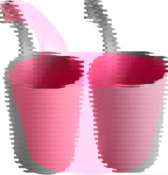 32 oz Pink Polypropylene Round Bottom Scoop