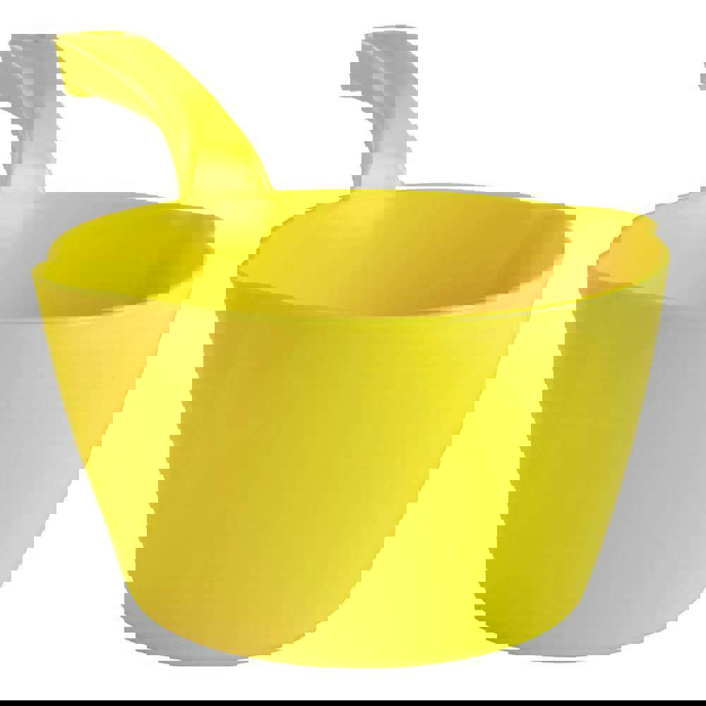 64 oz Yellow Polypropylene Round Bottom Scoop