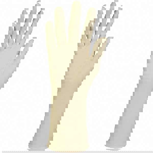 Disposable Gloves: 8.66 mil Thick, Latex, Cleanroom Grade