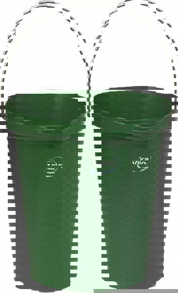 3 Gal, Polypropylene Round Green Single