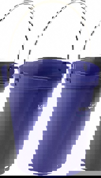 1-1/2 Gal, Polypropylene Round Purple Single Pail with Pour Spout