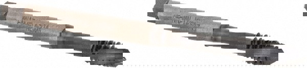 Spiral Point Tap: #10-24, UNC, 3 Flutes, Plug, 2B, Vanadium High Speed Steel, TiN/CrC/C Finish