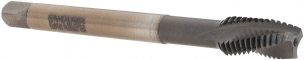 Spiral Point Tap: M12 x 1.75, Metric Coarse, 3 Flutes, Plug, 6H, Vanadium High Speed Steel, TiN/CrC/C Finish
