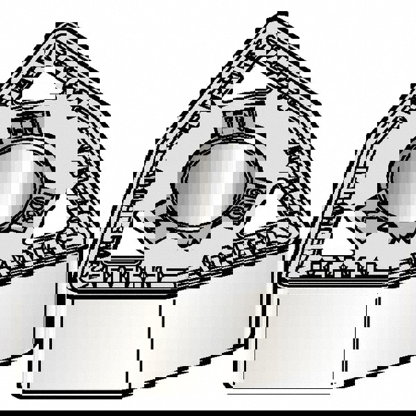 Turning Insert: WNMG431FN KCP10B, Solid Carbide