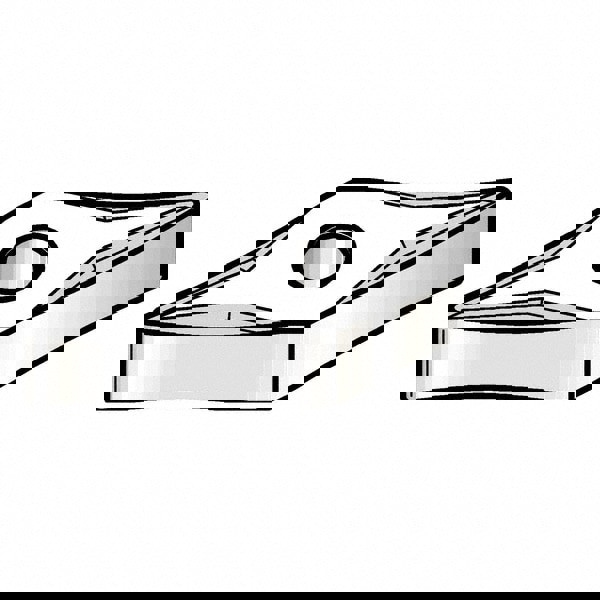 Turning Insert: VNMP331K KCP10B, Solid Carbide