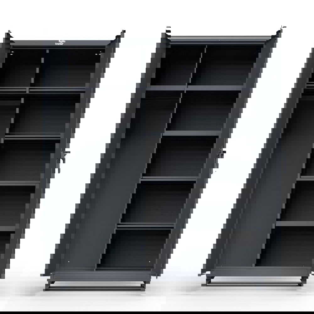 Storage Cabinets; Cabinet Type: Wardrobe ; Cabinet Material: Steel ; Width (Inch): 60in ; Depth (Inch): 24in ; Cabinet Door Style: Solid ; Height (Inch): 75in