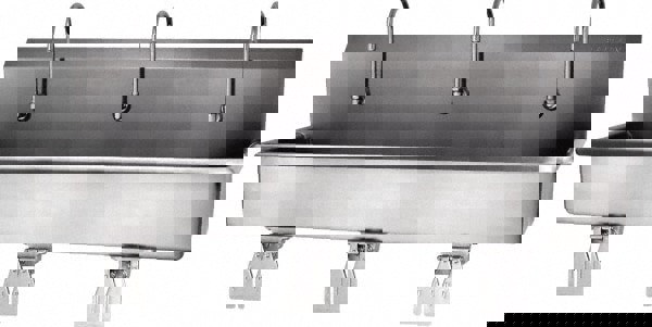 Hands-Free Hand Sink: 304 Stainless Steel