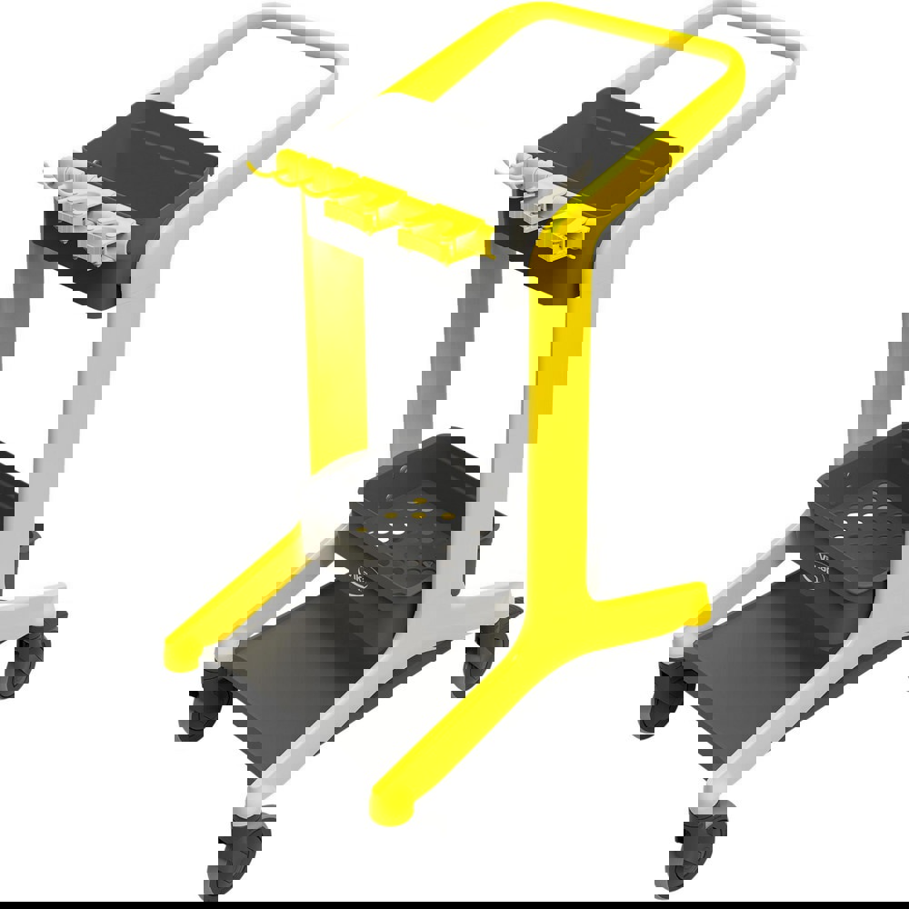 Janitor Carts & Caddies; Material: Polypropylene; Stainless Steel (AISI 304); Stainless Steel (AISI 316); Brass; TPE Rubber ; Cart Material: Polypropylene; Stainless Steel; Metal ; Depth (Inch): 30-45/64 ; Load Capacity: 70lb