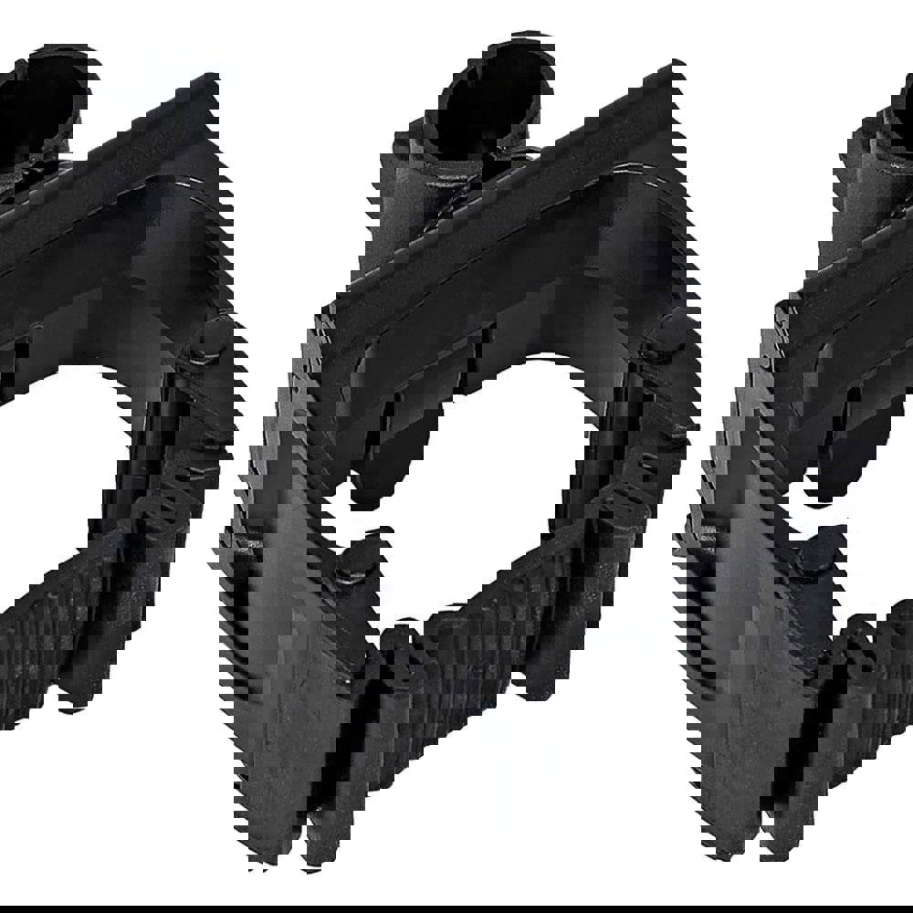 Motion Tool Holder & 22 mm Clamp for Janitorial Carts, Fixed Pipes or Attach Directly to Wall, Black