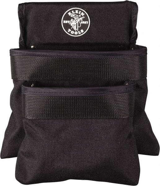 Tool Pouch: 2 Pockets, Black