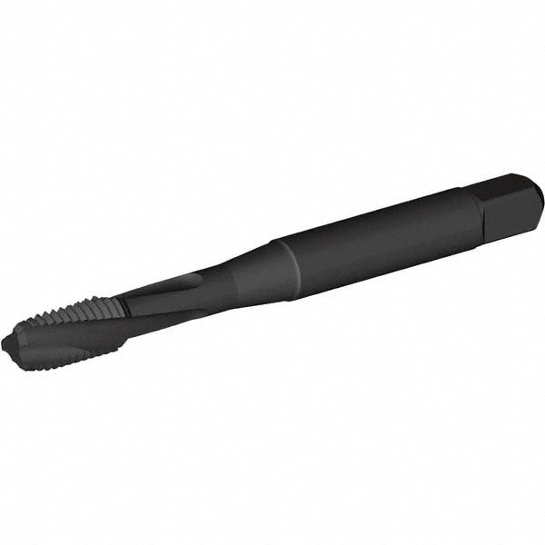 Spiral Flute Tap: 5/16-24 UNF, 3 Flutes, Bottoming, 3B Class of Fit, Vanadium High Speed Steel, Oxide Coated