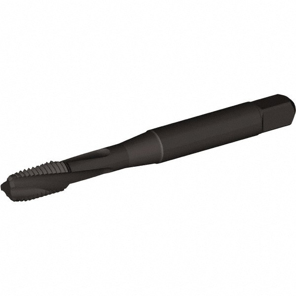 Spiral Flute Tap: 5/16-24 UNF, 3 Flutes, Bottoming, 2B Class of Fit, Vanadium High Speed Steel, Oxide Coated