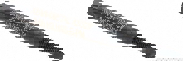 Spiral Flute Tap: #2-56 UNC, 2 Flutes, Plug, Vanadium High Speed Steel, Oxide Coated