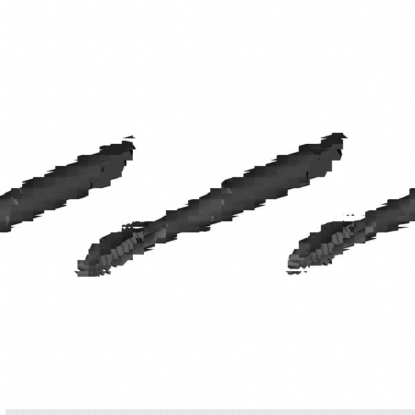 Spiral Flute Tap: M8 x 1.25, Metric Coarse, 3 Flute, Plug, 6H Class of Fit, Vanadium High Speed Steel, AlCrTiN Finish