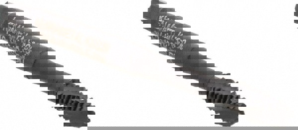 Spiral Flute Tap: #10-24, UNC, 3 Flute, Plug, Vanadium High Speed Steel, Oxide Finish