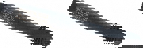 Spiral Flute Tap: 1/4-20, UNC, 3 Flute, Plug, 3B Class of Fit, Vanadium High Speed Steel, Oxide Finish