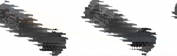 Spiral Flute Tap: 1/4-28, UNF, 3 Flute, Plug, 3B Class of Fit, Vanadium High Speed Steel, Oxide Finish