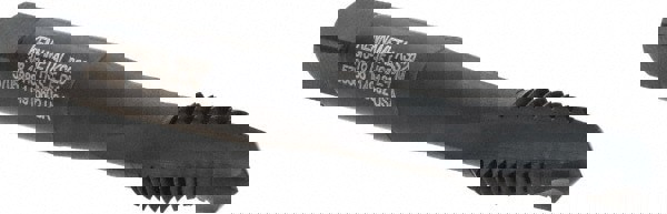 Spiral Flute Tap: 3/8-16, UNC, 3 Flute, Plug, 2B Class of Fit, Vanadium High Speed Steel, Oxide Finish