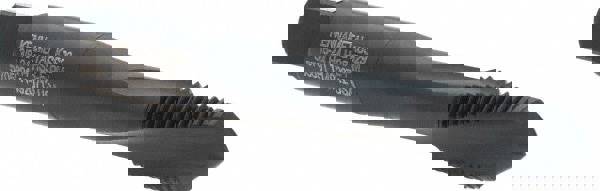 Spiral Flute Tap: 3/8-24, UNF, 3 Flute, Plug, 2B Class of Fit, Vanadium High Speed Steel, Oxide Finish