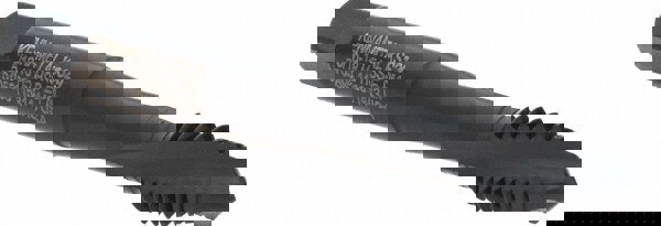 Spiral Flute Tap: 5/16-18, UNC, 3 Flute, Plug, Vanadium High Speed Steel, Oxide Finish