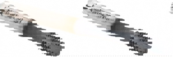 Spiral Flute Tap: #10-32, UNF, 2 Flute, Modified Bottoming, 2B Class of Fit, Vanadium High Speed Steel, AlCrTiN Finish