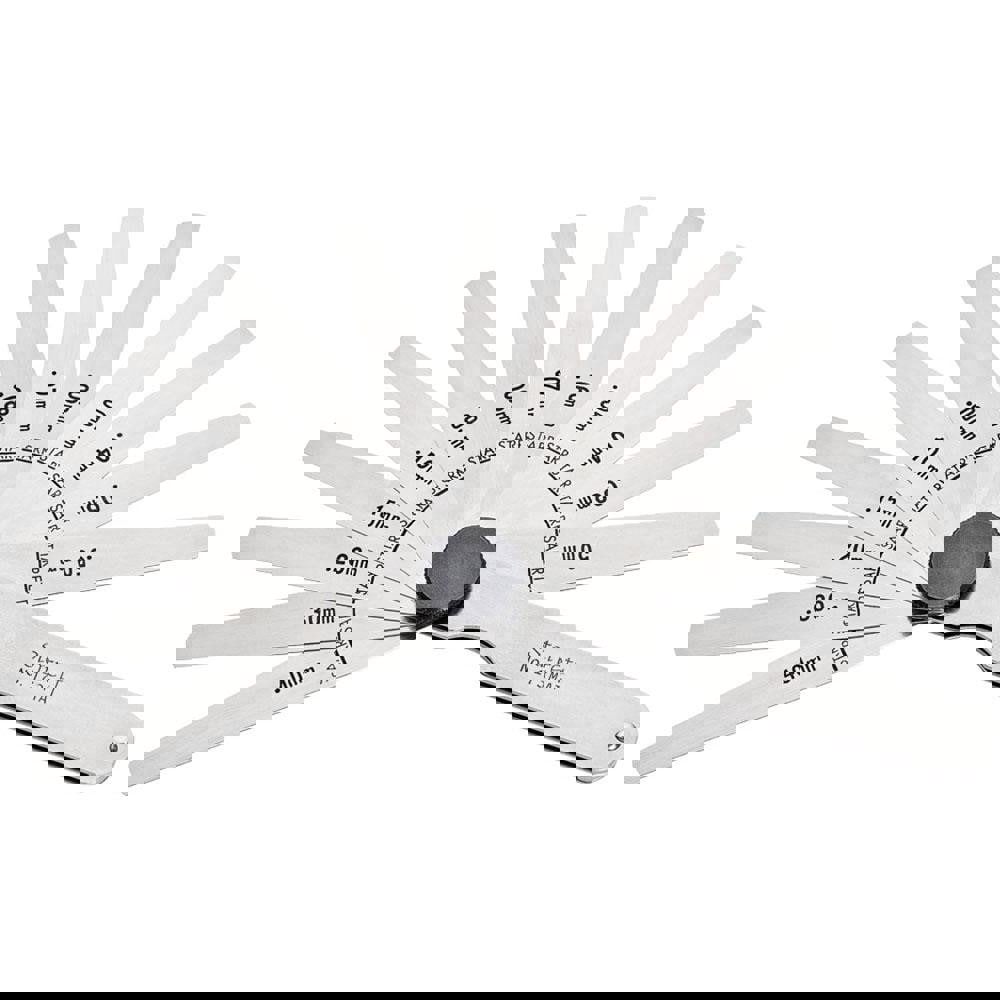 13 Piece, 0.03 to 0.5mm Tapered Feeler G