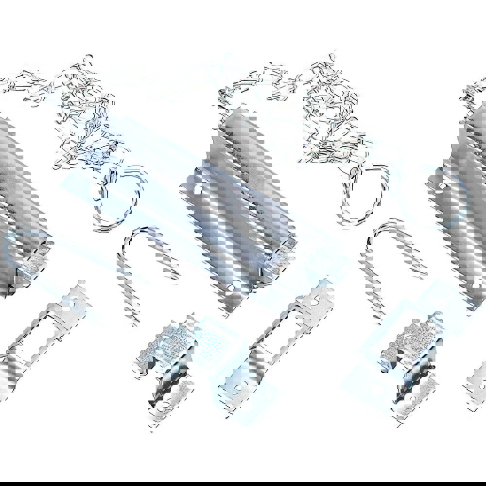 Chain Bolt; Type: Chain Bolt ; Length (Inch): 6 ; Width (Inch): 1 ; Material: Steel ; Finish Coating: Zinc