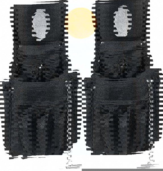 Tool Pouch: 18 Pockets, Black