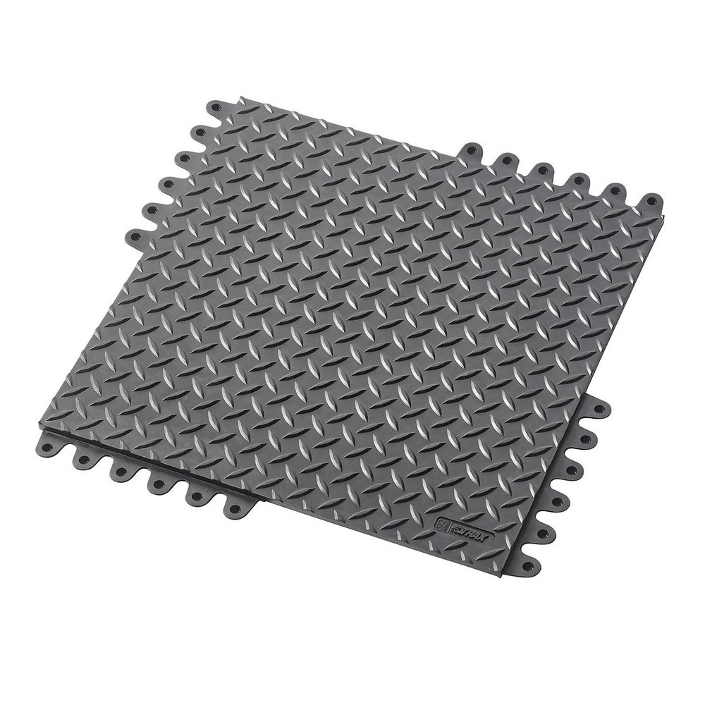 De-Flex. Ramps are designed for use with the De-Flex. family of floor mats and provides a 6 longer gradual beveled edge for greater ease onto or off of the work platform. Made from a 100% nitrile base rubber compound De-Flex. ramps provide the highest re