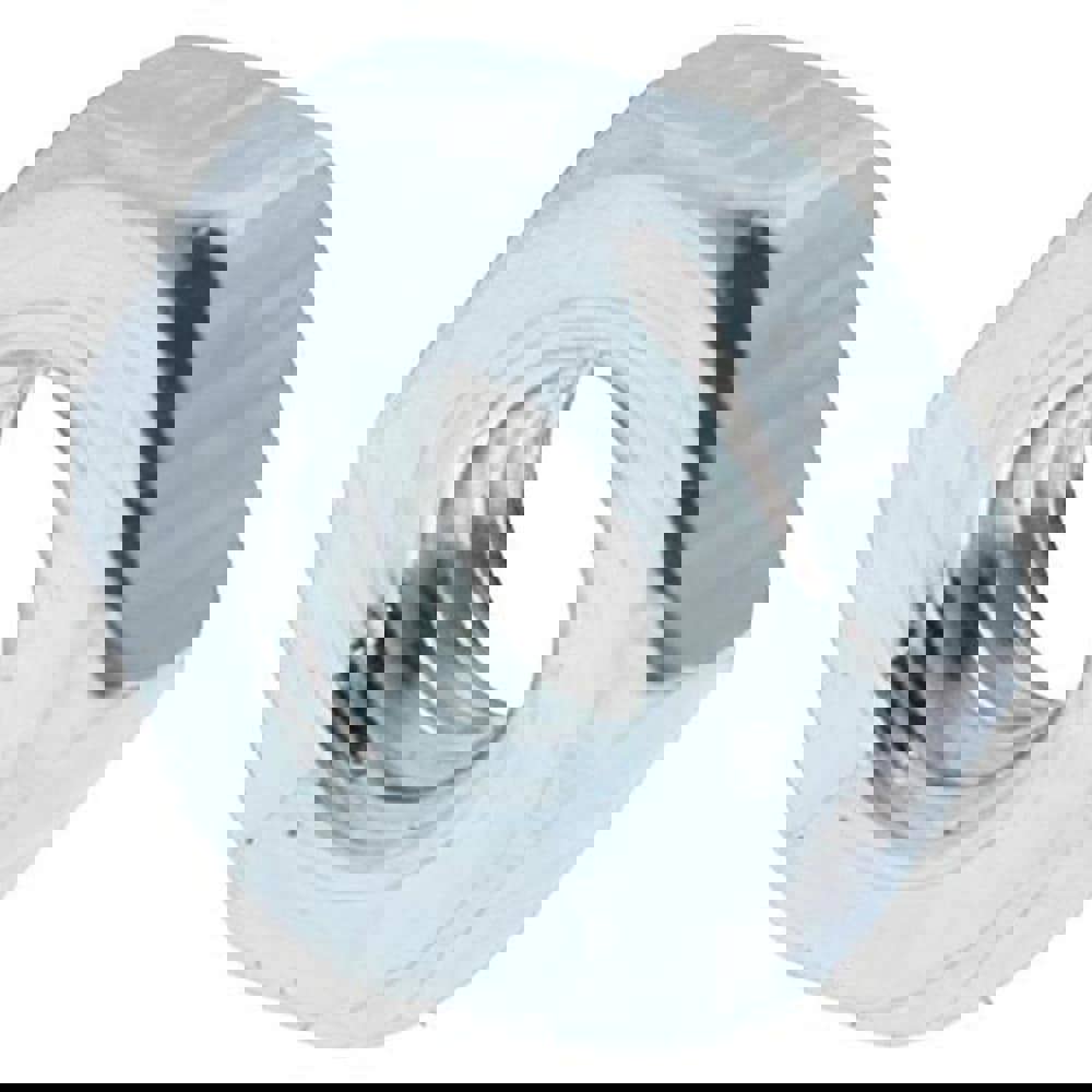 Hex Nut: M2.5x0.45, Grade Class 6 Steel, Zinc Finish