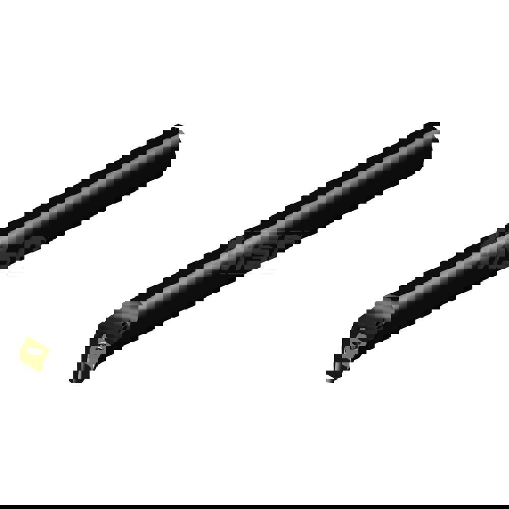 Indexable Boring Bar: A08M-SDUCR2, 18.50 mm Min Bore, Right Hand, 12.70 mm Shank Dia, 0 deg Lead, Steel