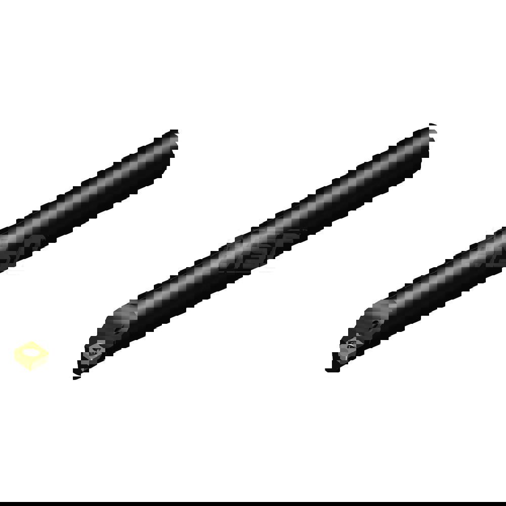 Indexable Boring Bar: A08M-SCLCR2-R, 15.2 mm Min Bore Dia, Right Hand Cut, 1/2
