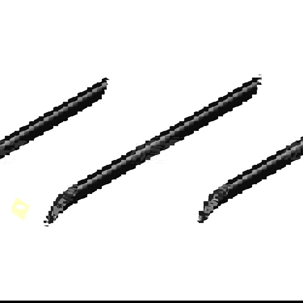 Indexable Boring Bar: A06M-SDUCR2, 15.20 mm Min Bore, Right Hand, 9.53 mm Shank Dia, 0 deg Lead, Steel
