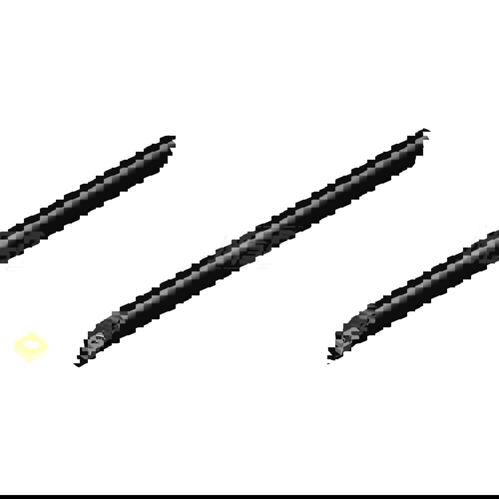 Indexable Boring Bar: A06M-SCLCR2, 12.2 mm Min Bore Dia, Right Hand Cut, 3/8